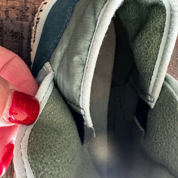 LL Bean Mountain Classic Quilted Ankle Boot Aqua and Turquoise Size 7 - Picture 9 of 9